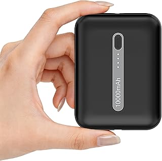 Muvtech Zip 10 Power Bank, Type-C, Fast Charging,10000mAh, 22.5W, Lithium-ion, Compact Power Bank with Led Indicators