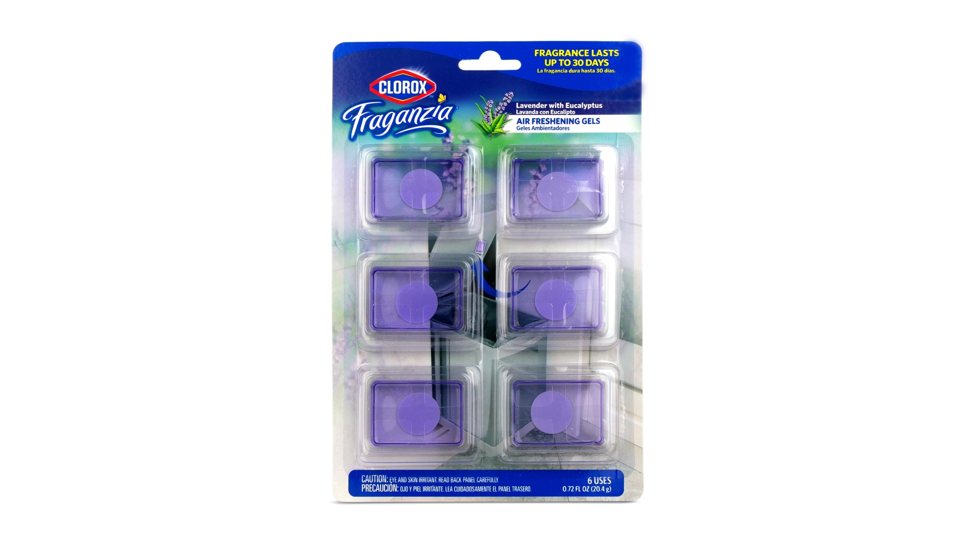 Amazon.com: Clorox Fraganzia Stick-On Gel Fresheners, Lavender