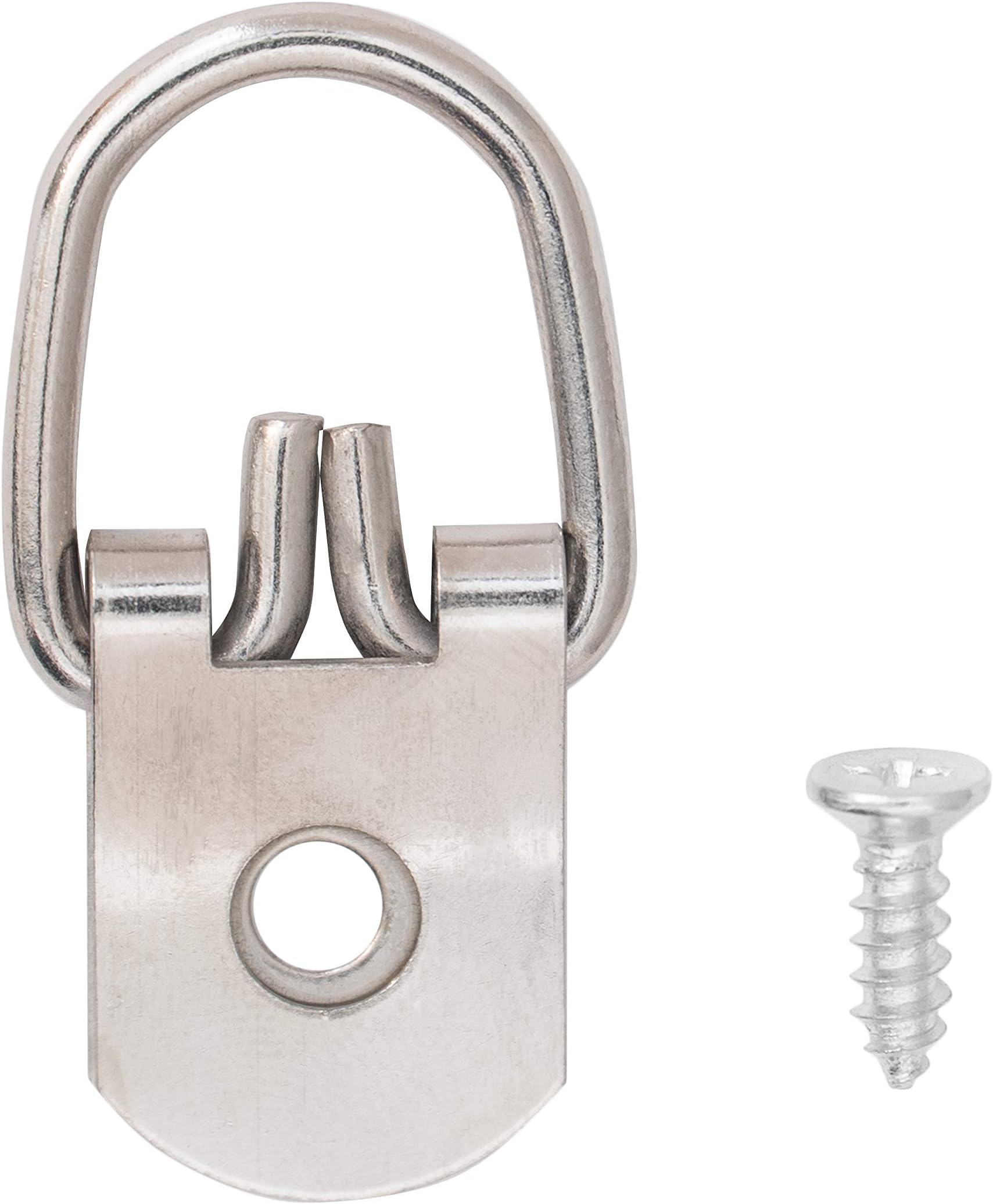 50lb D Ring Picture Hangers | 40 Pieces for Heavy Duty Picture Frames