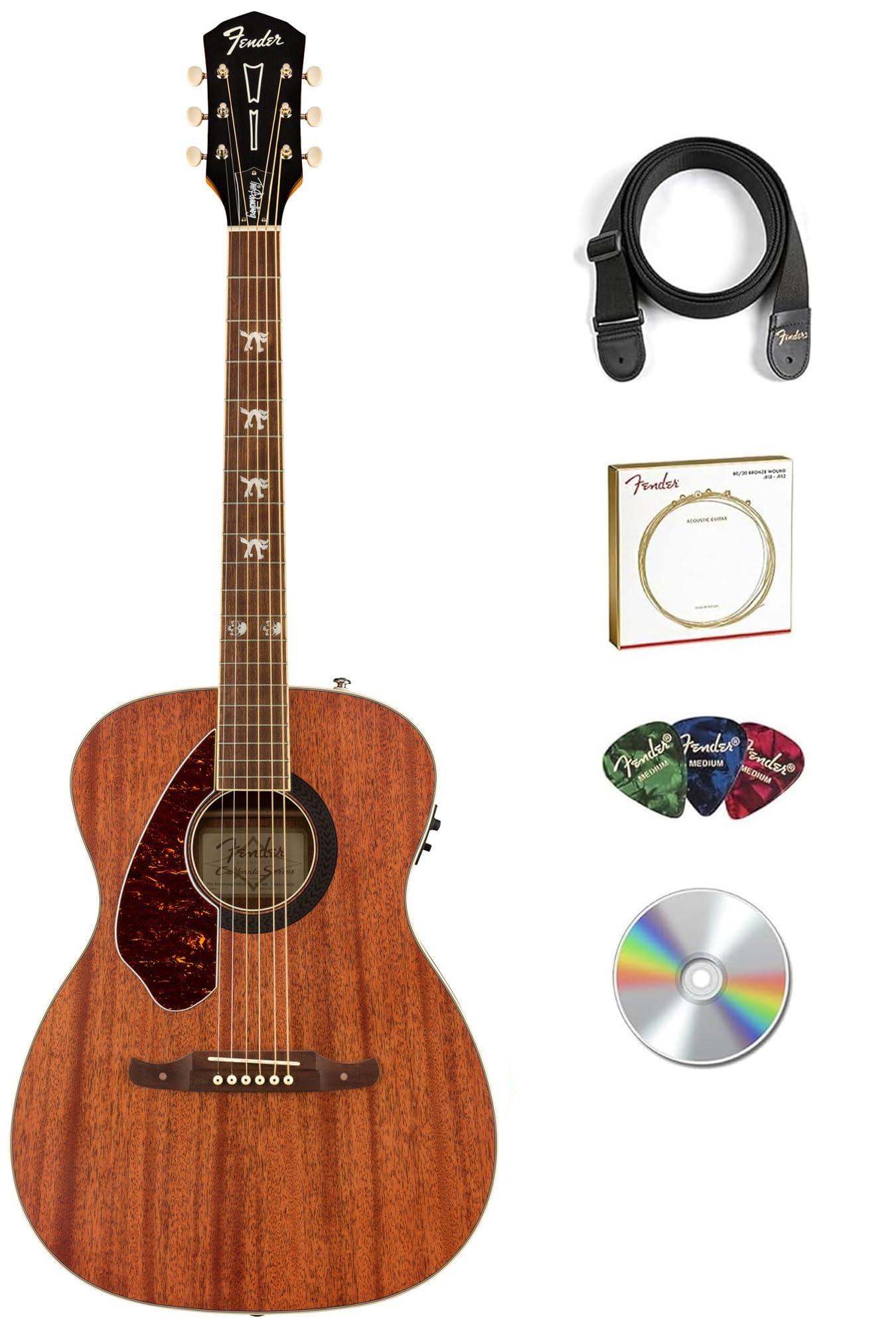 Amazon.com: Fender Tim Armstrong Hellcat Concert Acoustic-Electric