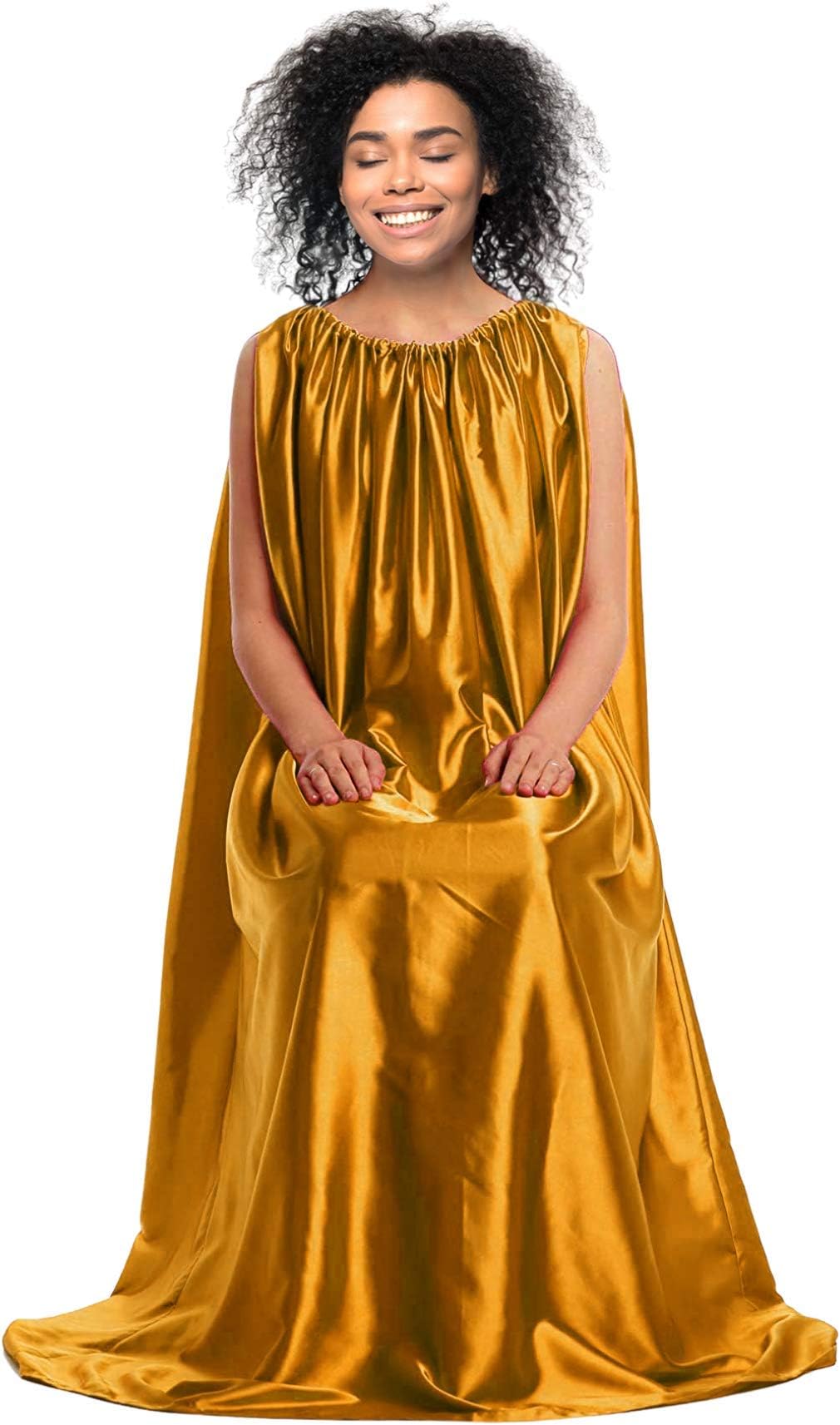 Fidelis Yoni Steam Gown Bath Robe Full Body Covering Cape v Chair for Women fit Dresses queen products