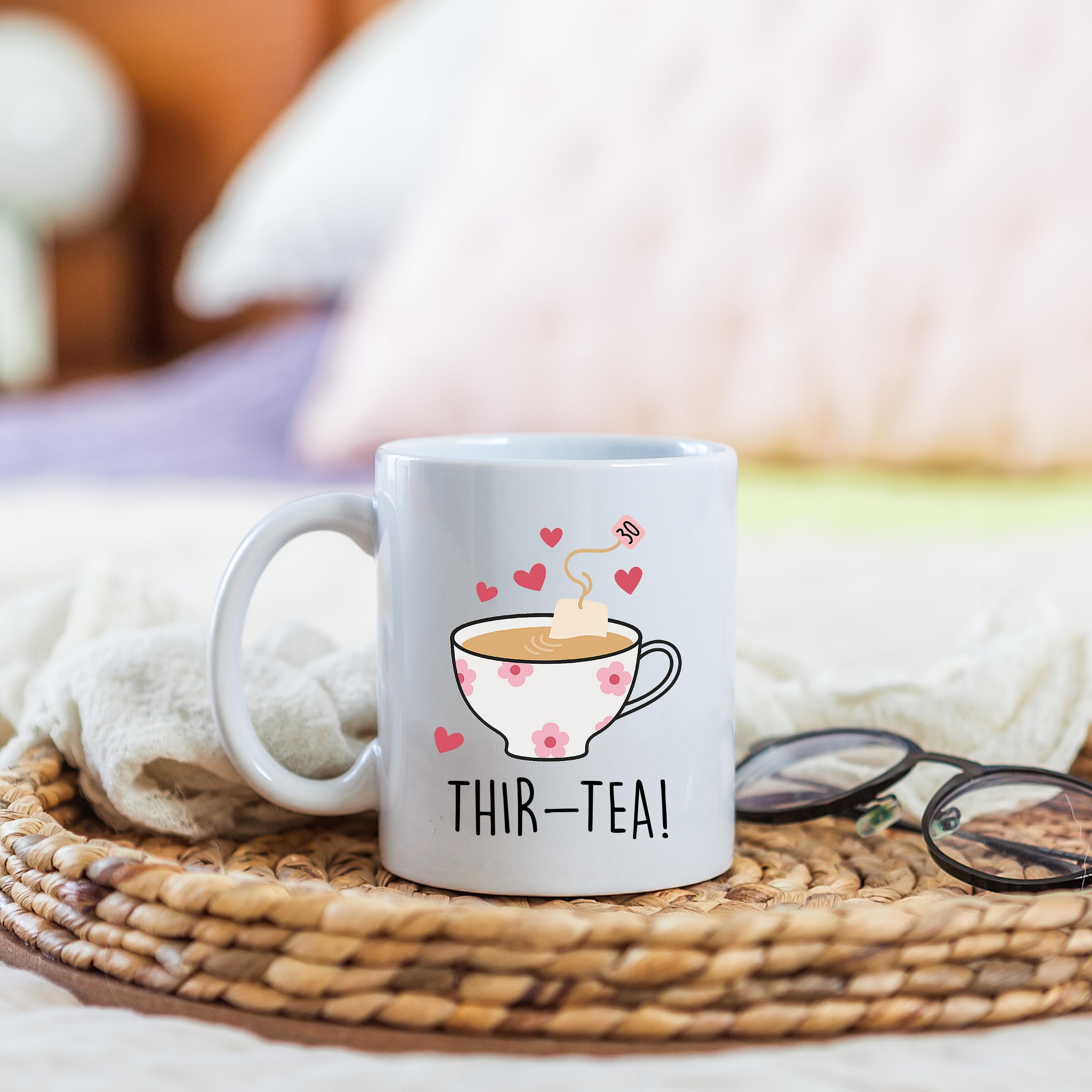 Amazon.com: Yalocib THIR-TEA 30th Birthday Mug, Humorous Gift for 30th  Birthday Celebrations, 11oz Ceramic Coffee Mug/Tea Cup : Home & Kitchen