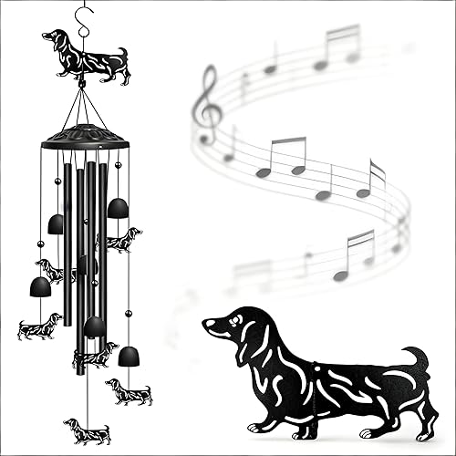 Miniatura 13 de Campanillas de viento de estrella para exterior, campanas de viento de 35 pulgadas con 4 tubos de aluminio para colgar, campanas de viento Cobre