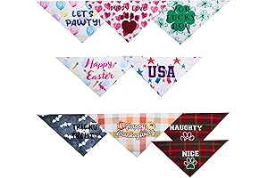 Bioworld Holiday Pet Bandana Set
