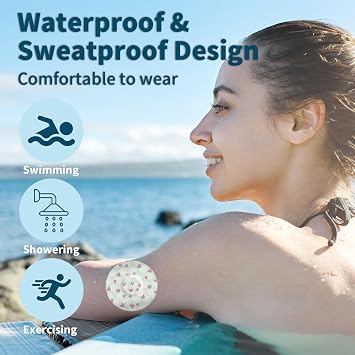 10 Pack Libre 3 Plus Sensor Covers Waterproof & Sweatproof Patches for Libre 3 Sensor & Plus,Hypoallergenic & Latex Free,Breathable & Flexible Adorable Stickers for Long Stay Protection