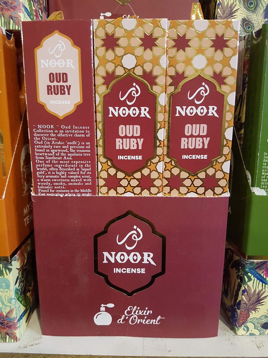 Noor Incense - Oudh Ruby - 12 x 15 g