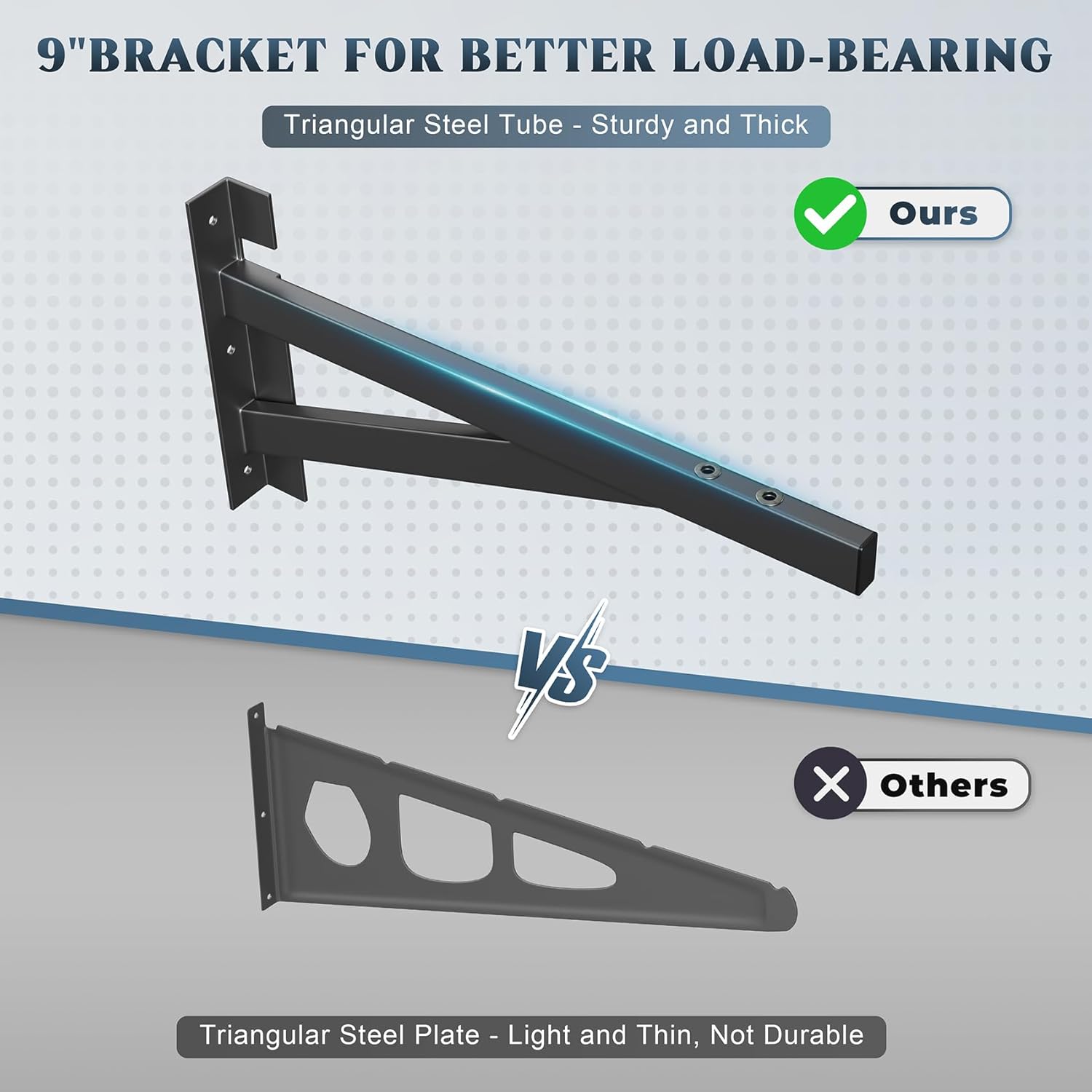 4-Pack 1.5x4ft Garage Shelving Wall Mounted, 1.5 x 4' Heavy Duty Garage Storage Shelves with Hooks, 1000LB Capacity