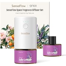 Plug-in Air Freshener for Home, Waterless Essential Oil Diffuser for Bedroom and Bathroom, Non-Toxic Formula for Pets and Nursery, 120 Days Runtime, Refillable - Spike Lavender