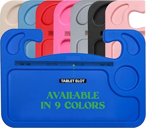 Miniatura 57 de lebogner Bandeja para volante, bandeja de automóvil para comer, escritorio con gancho para alimentos, laptop y accesorios de automóvil, artículos