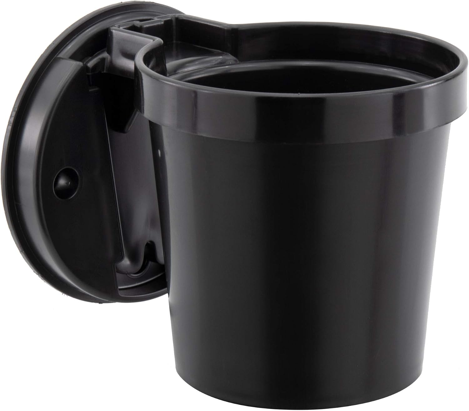 RecPro Ice Fishing Gear Wall Mount Cup Holder | Quick Disc Wall Mount | Holds Mugs Cups and Bait