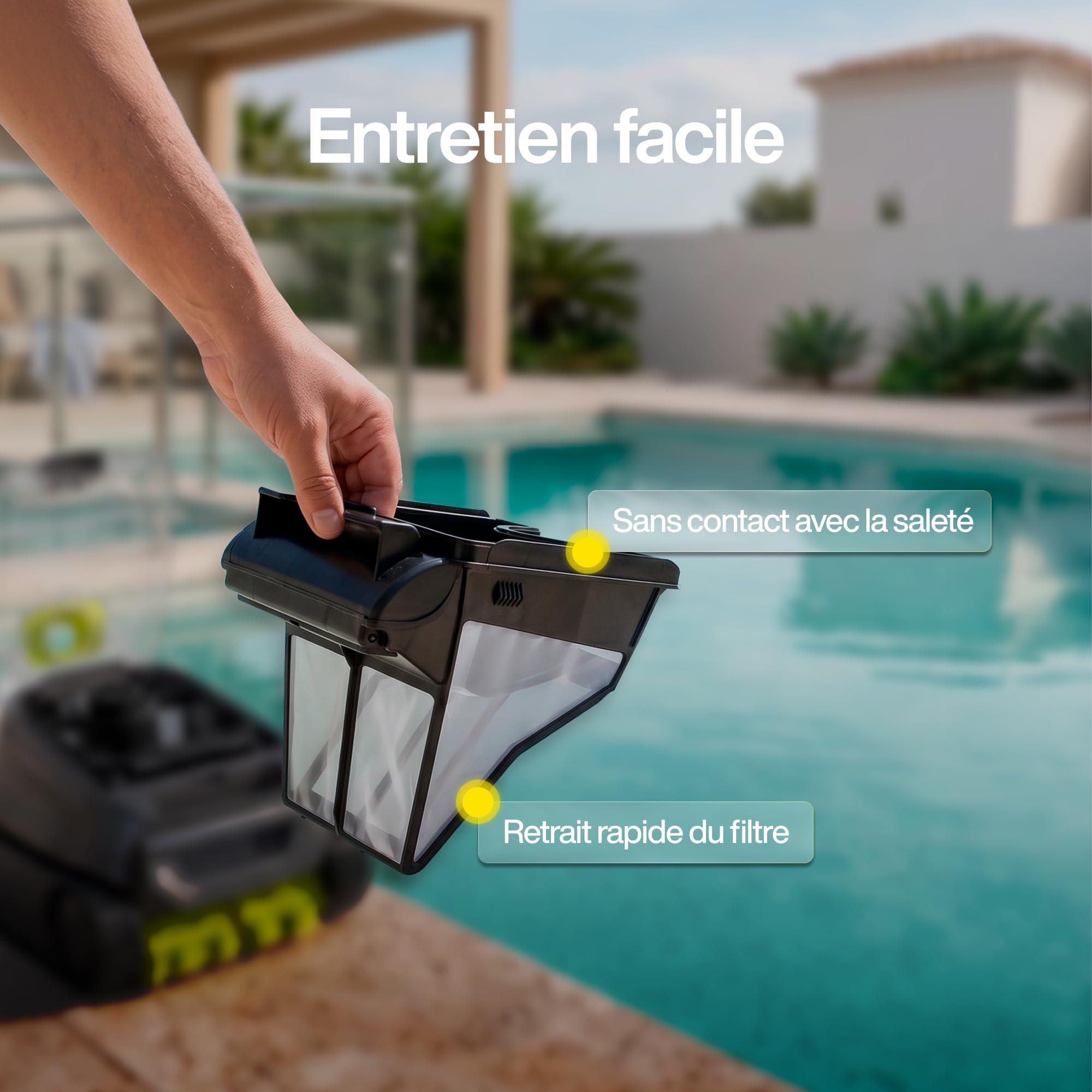 Zodiac CNX 2020. Robot Nettoyeur de Fond avec Câble. Piscines jusqu'à 50m²