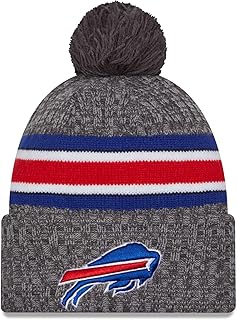 New Era NFL Sideline Knit Beanie - Buffalo Bills 2023/24 Grey