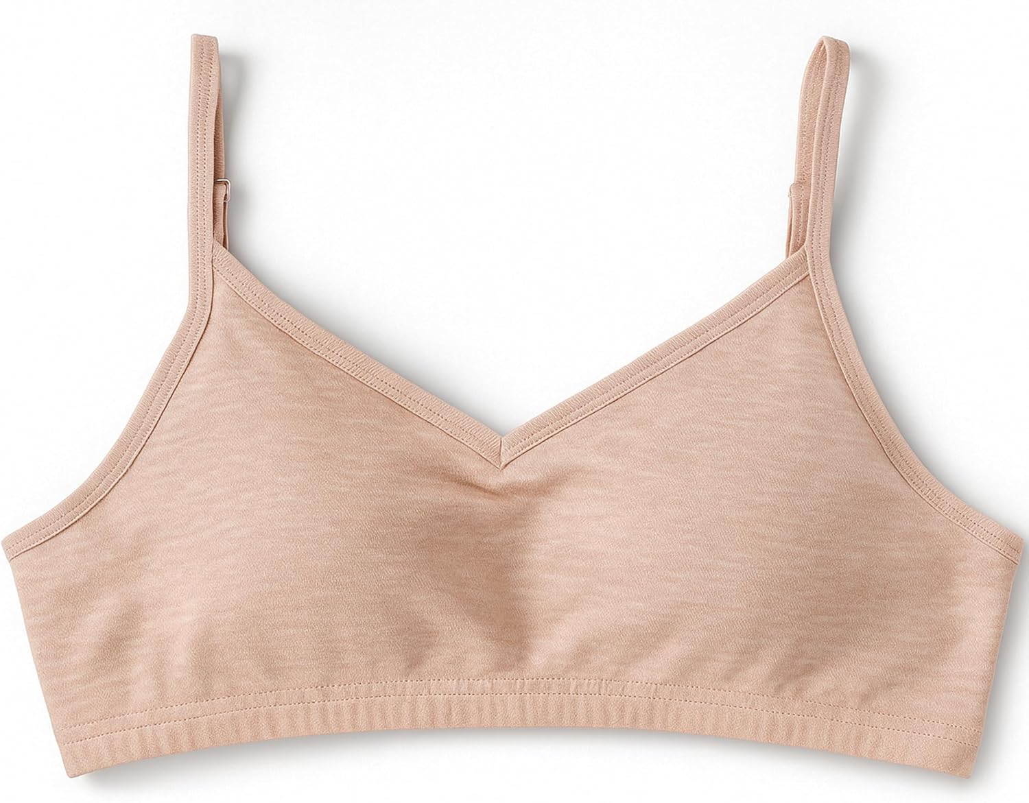 100% Hemp Linen Knit Wireless Bralette, Soft Strappy Tank Sports Bra for Sleep & Lounge