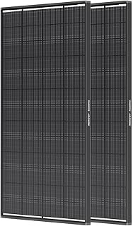 Renogy 400 Watt ShadowFlux Anti-Shading Solar Panel N-Type, 2PCS 200W Solar Panels 12 Volt 16BB, 25% High-Efficiency PV Module for RV Marine Rooftop Farm Battery,Black