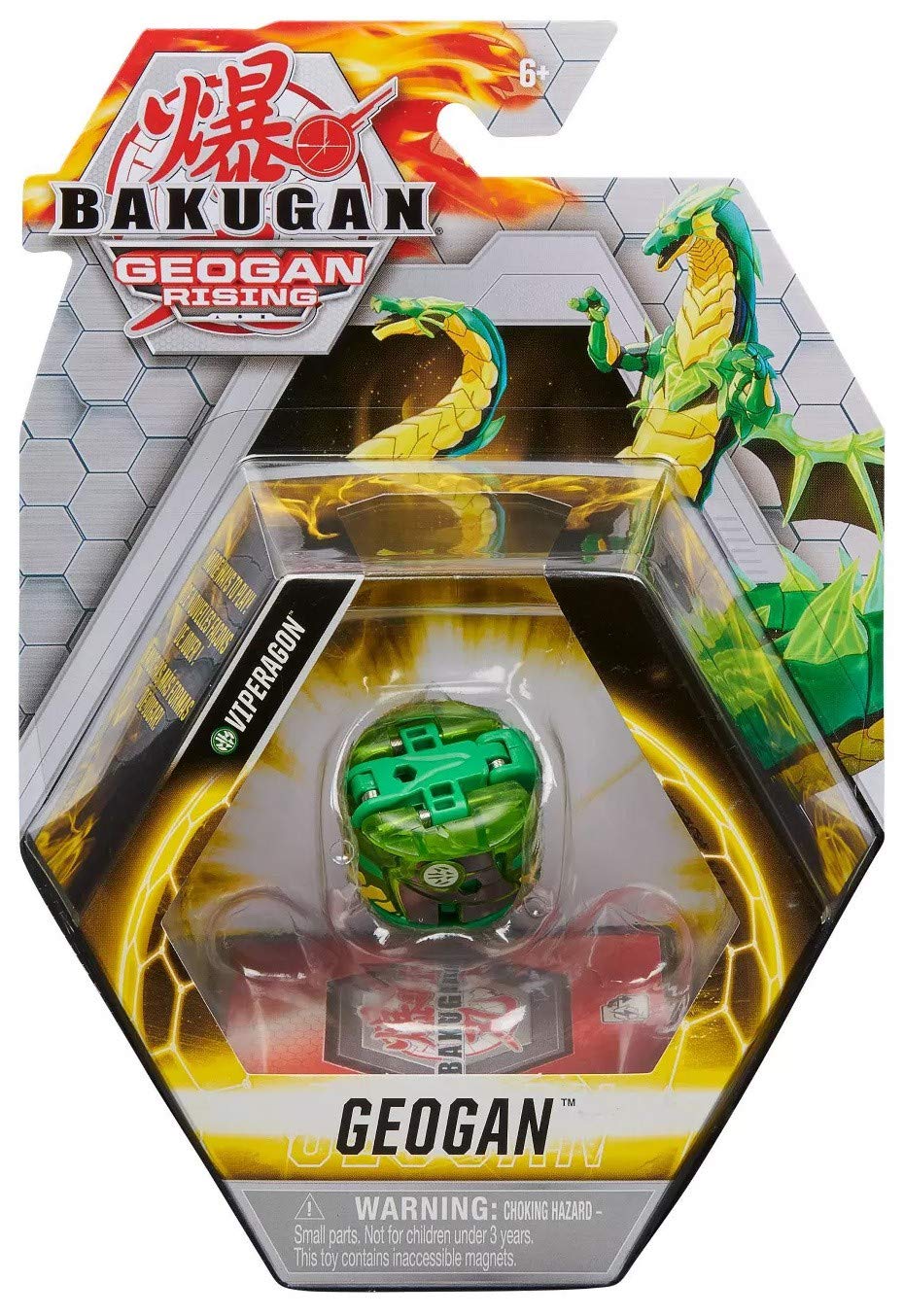 Bakugan Geogan, Viperagon, Geogan Rising Collectible Action Figure and