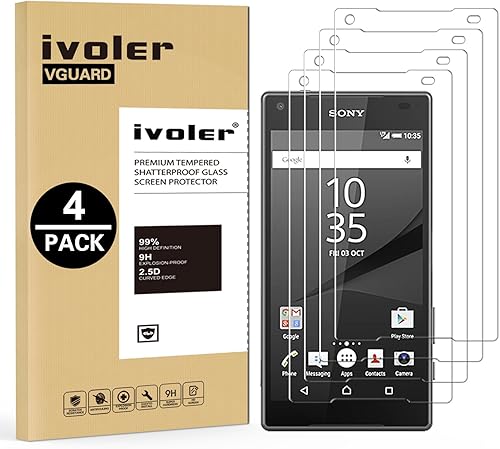 iVoler Pack Pellicola Vetro Temperato per Sony Xperia Compact Garanzia Vita Pellicola Protettiva Protezione per Schermo iVoler Pack Pellicola Vetro Temperato per Sony Xperia Compact Garanzia Vita Pellicola Protettiva Protezione per Schermo