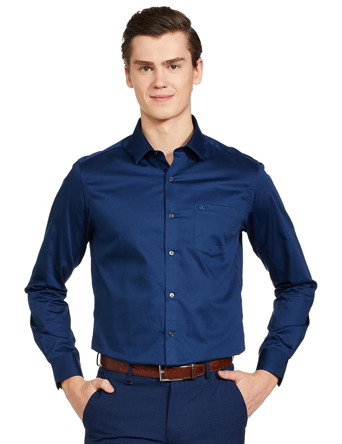 Arrow Men’s Solid Slim Fit Formal Shirt