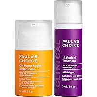 Vista 1 de Paula's Choice CLINICAL - Tratamiento con retinol al 1% + crema hidratante C5 Super Boost 5% vitamina C, para decoloración, arrugas profundas