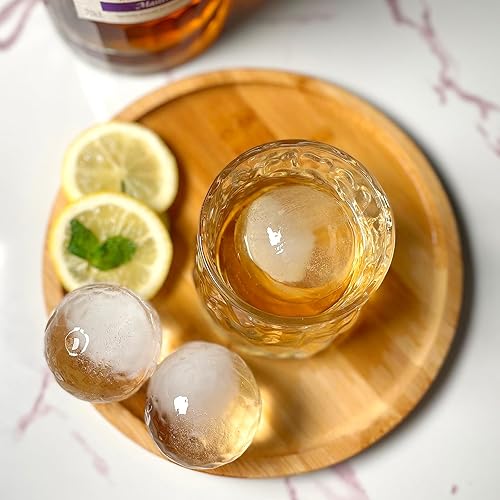 Miniatura 6 de Sphere - Moldes de hielo redondos grandes de 2.5 pulgadas, moldes para cubitos de hielo de whisky, moldes de silicona para hacer bolas de hielo,