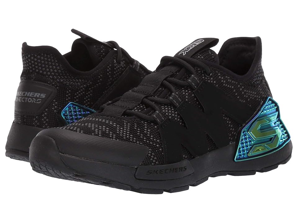 

SKECHERS KIDS Kinectors 97677L (Little Kid/Big Kid) (Black/Charcoal) Boy's Shoes