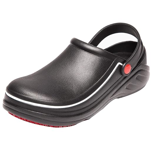 Votuda Oil Water Resistant Chef Shoes Non-Slip Safety Working Nursing Shoes for Men Womens