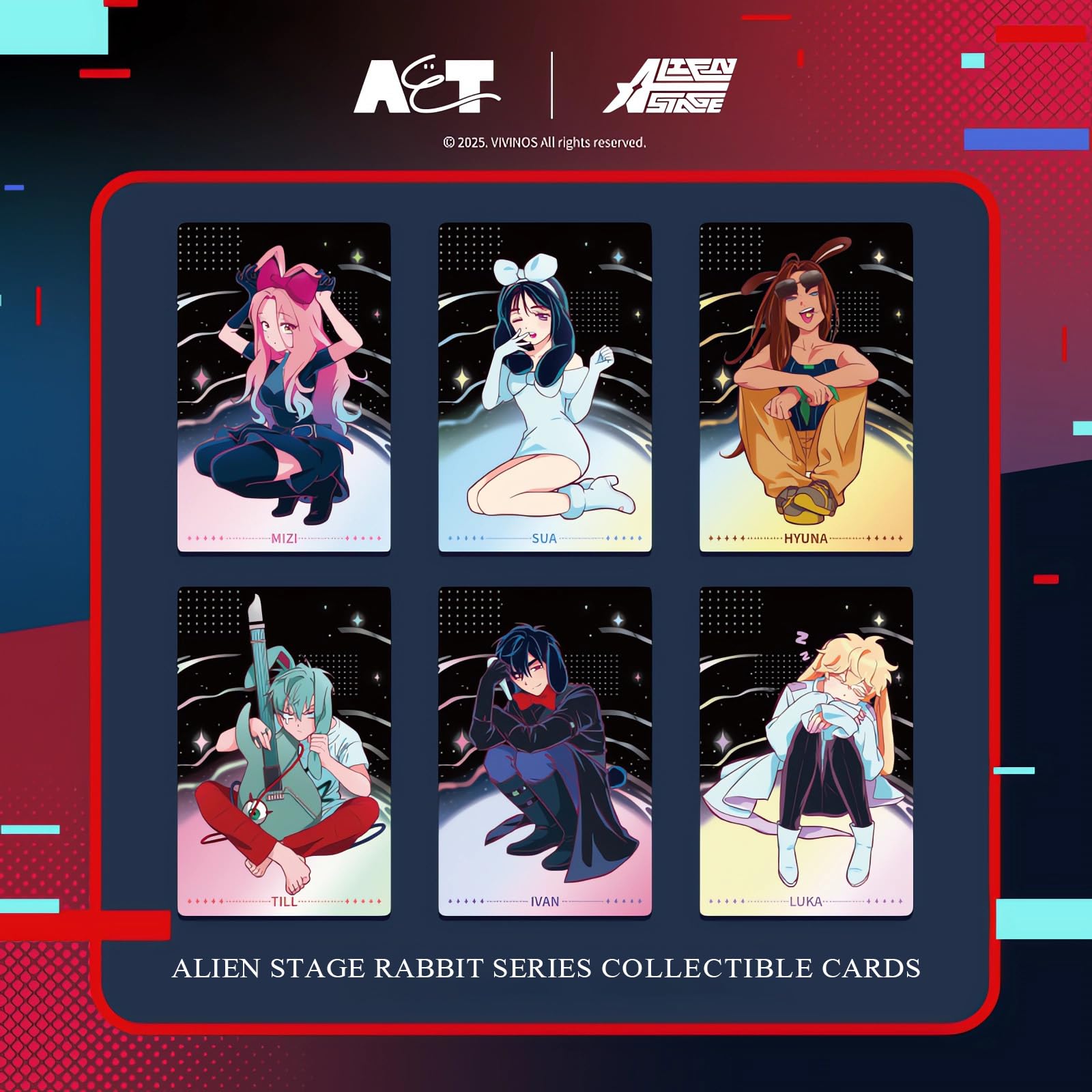 Amazon.com: YJacuing Alien Stage Official Photocards (Rabbit