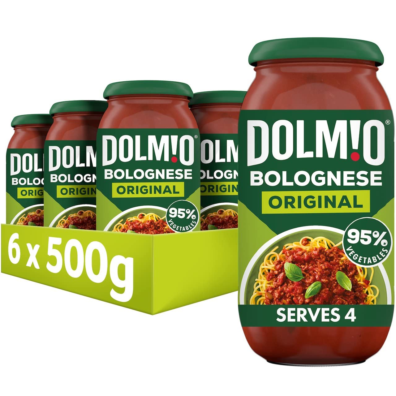 Original Bolognese Tomato Pasta Sauce Jar Multipack 6 x 500 g
