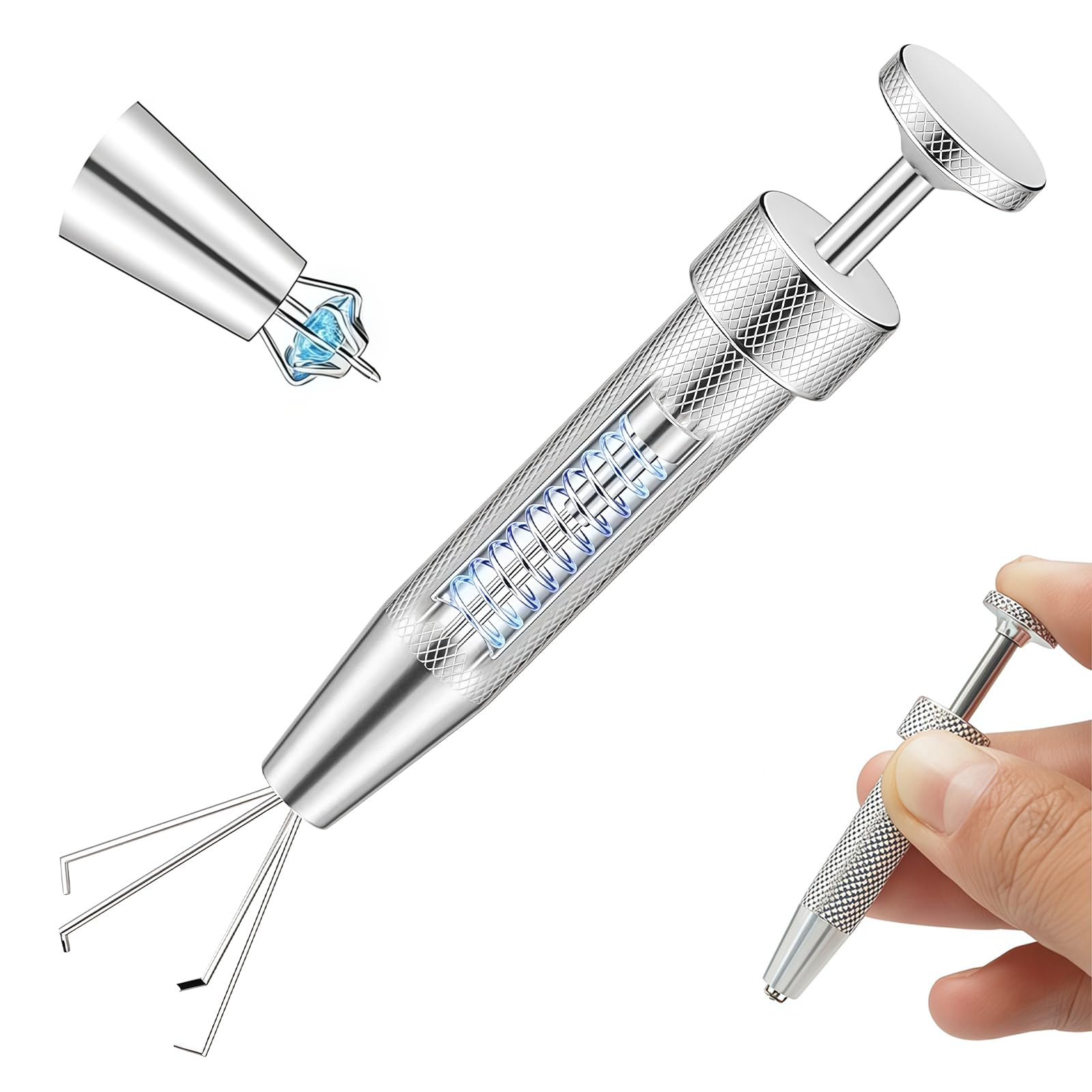 Piercing Pliers Set, 14G 16G 18G 20G Piercing Taper Insertion, Piercing Convex Opener, Piercing Tool for Open and Change, Piercing Accessories for Ear and Nose