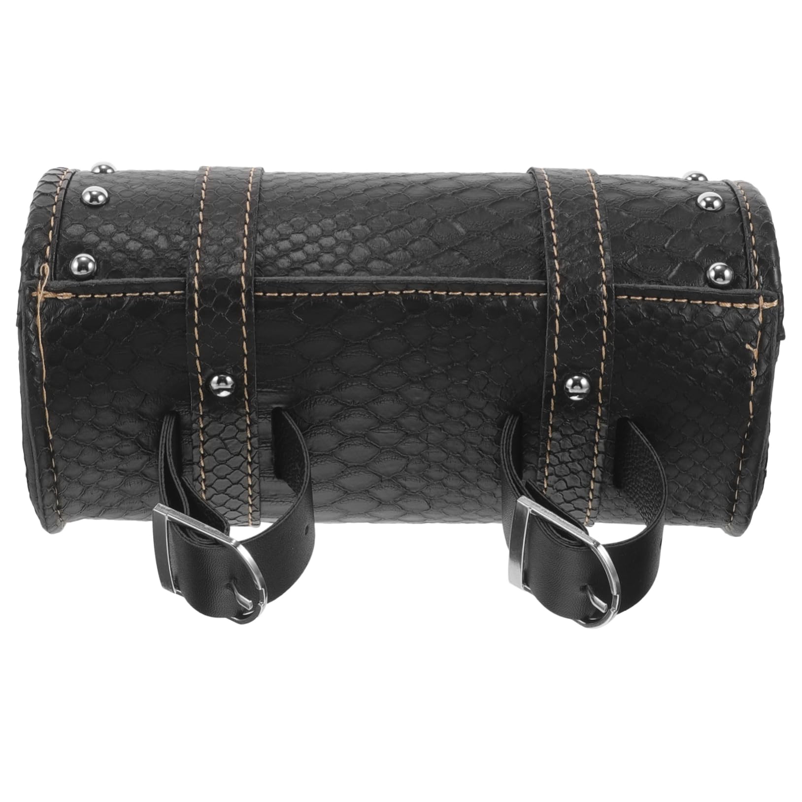 Cabilock 3 Stück wasserdichte Umhängetasche Aus Leder Satteltaschen Motorrad-Aufbewahrungstasche Koffer Motorrad Seitentasche Im Freien Kleine Motorradtasche Dirtbike-lenkertasche Schwarz