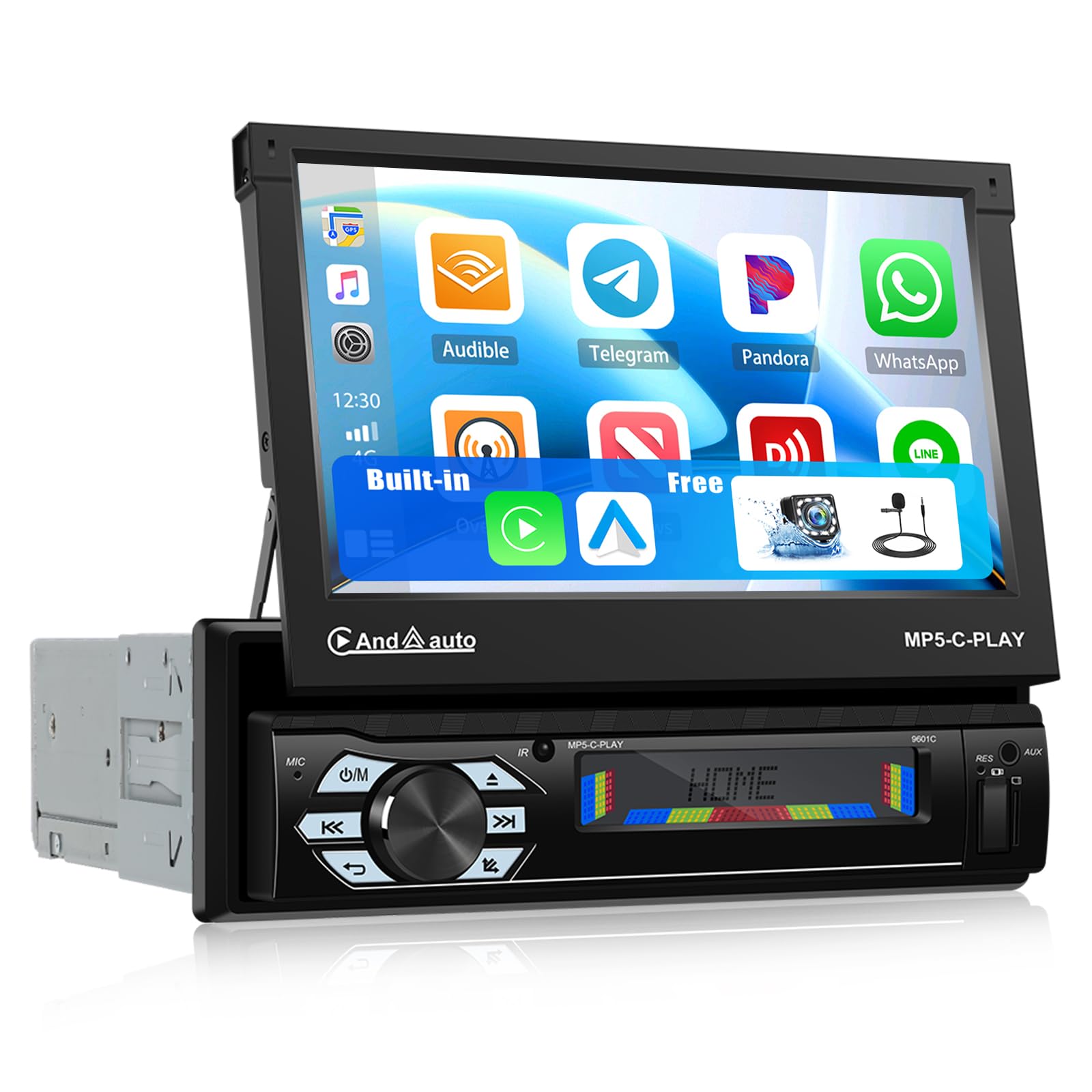 Carplay Autoradio 1 Din met Android Auto Bluetooth Handsfree Android