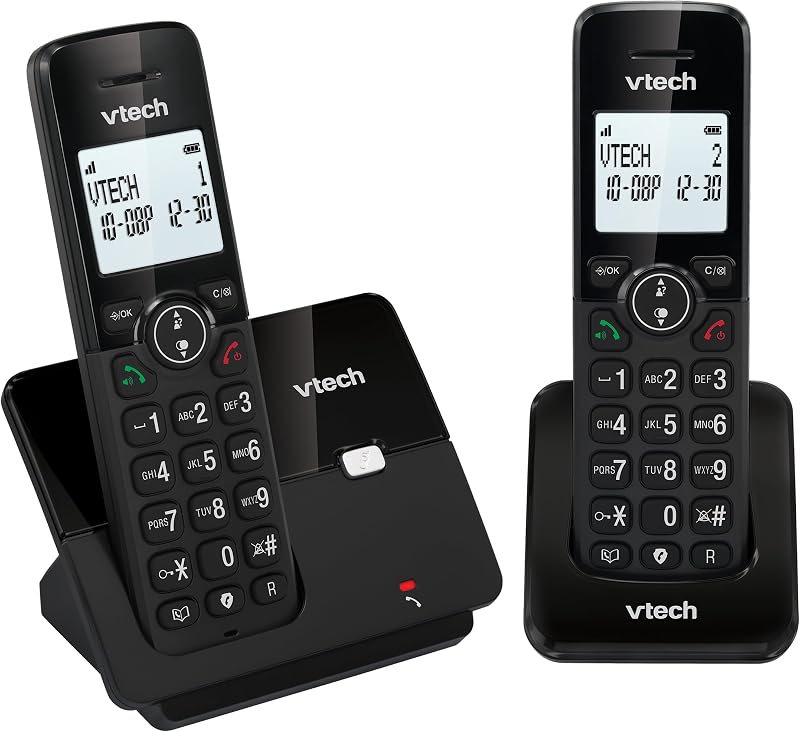 VTech CS2001 DECT Vezeték Nélküli Telefon 2 Kézibeszélővel, Hívásszűrő és 300m Hatótáv