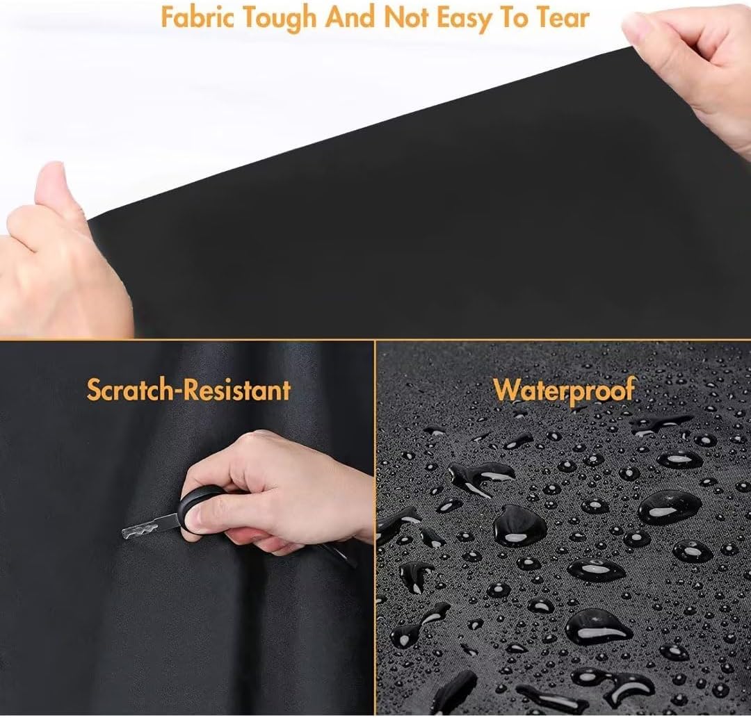 Waterproof Car Covers Compatible with Rolls Royce Ghost 2009-2014，All-weather windproof, rainproof, sunproof, snowproof and dustproof Car Cover Outdoor（Black Orange）