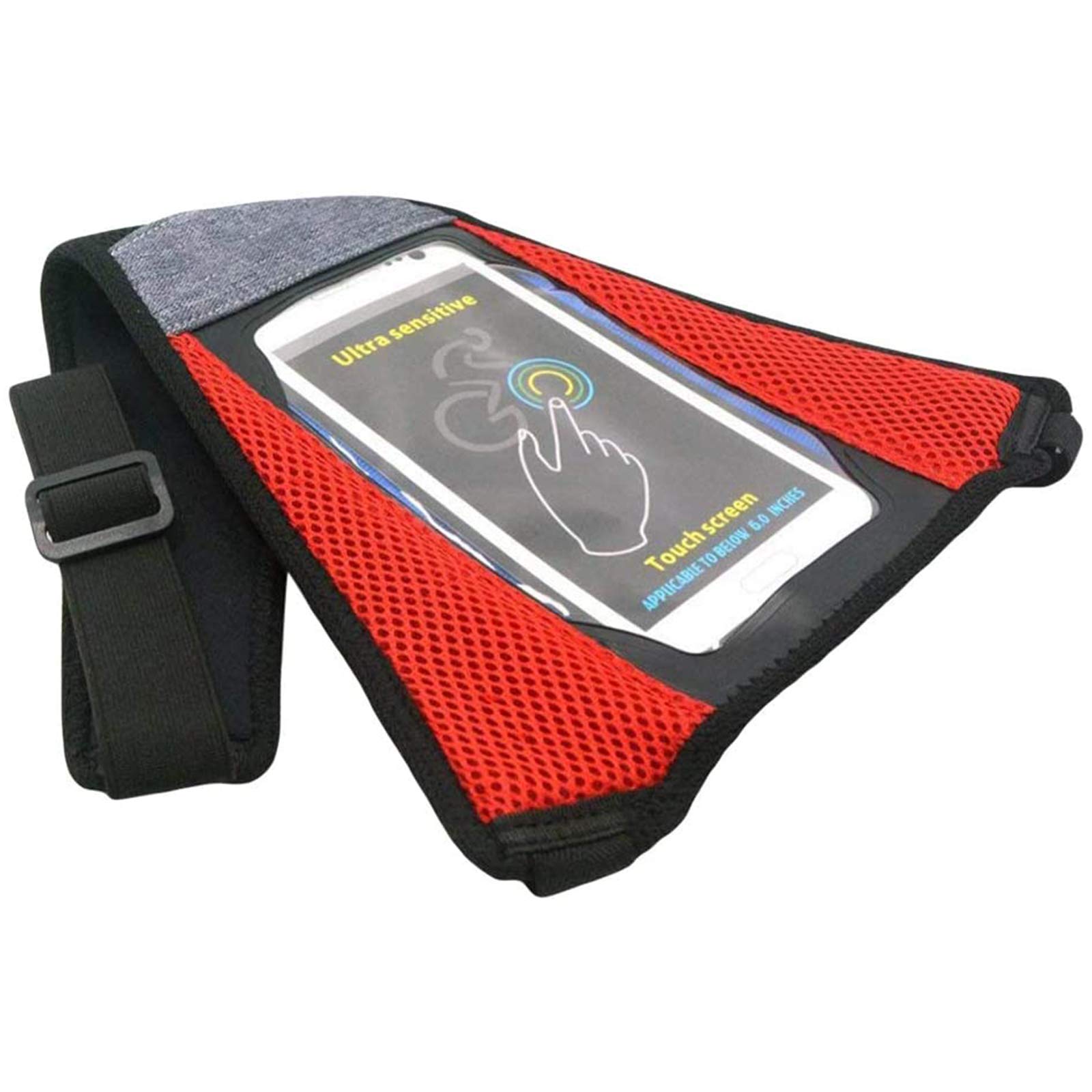 Fascia Protezione Antisudore di Bici Telaio Sudore Protezione Antisudore per Bici a Rete con Custodia per Telefono Assorbe Corrosione per Bicicletta da Allenatore Allenamento Ciclismo al Coperto