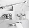 Black Towel Bar Set, 4-Pieces Bathroom Hardware Set Modern Bathroom Towel Holder Set SUS304 Stainless Steel Wall Mounted Towel Rack Set,23.6 Inch