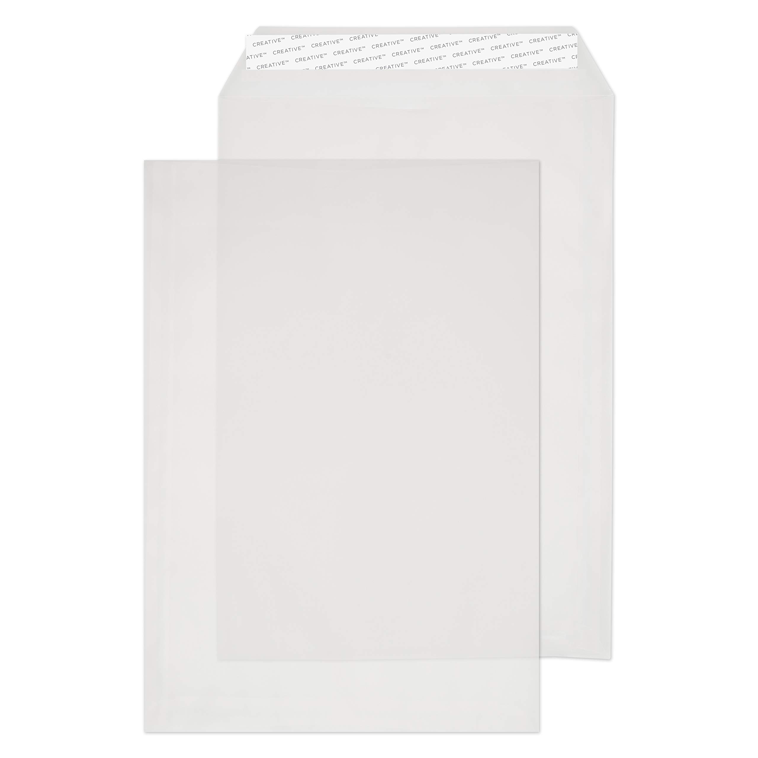 Blake Envelopes Creative Senses ICE715 Versandtasche Haftklebung Transparent Weiß C4 324 x 229 mm - 90g/m² | 250 Stück