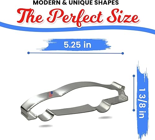 Miniatura 3 de Coche de Carreras Estaño Cookie Cutter 5" b1099 X