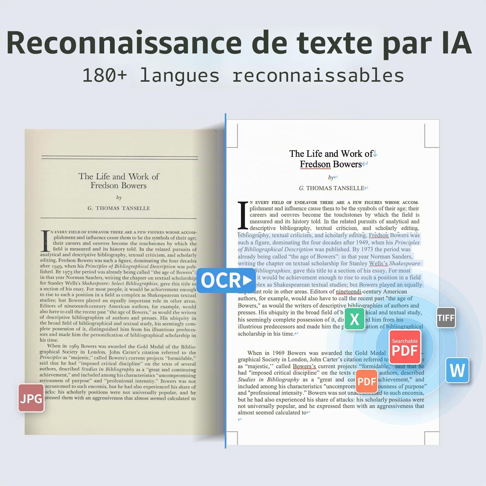 CZUR Aura Pro Scanner de Documents Portable Scanner de Livres pour Windows Mac