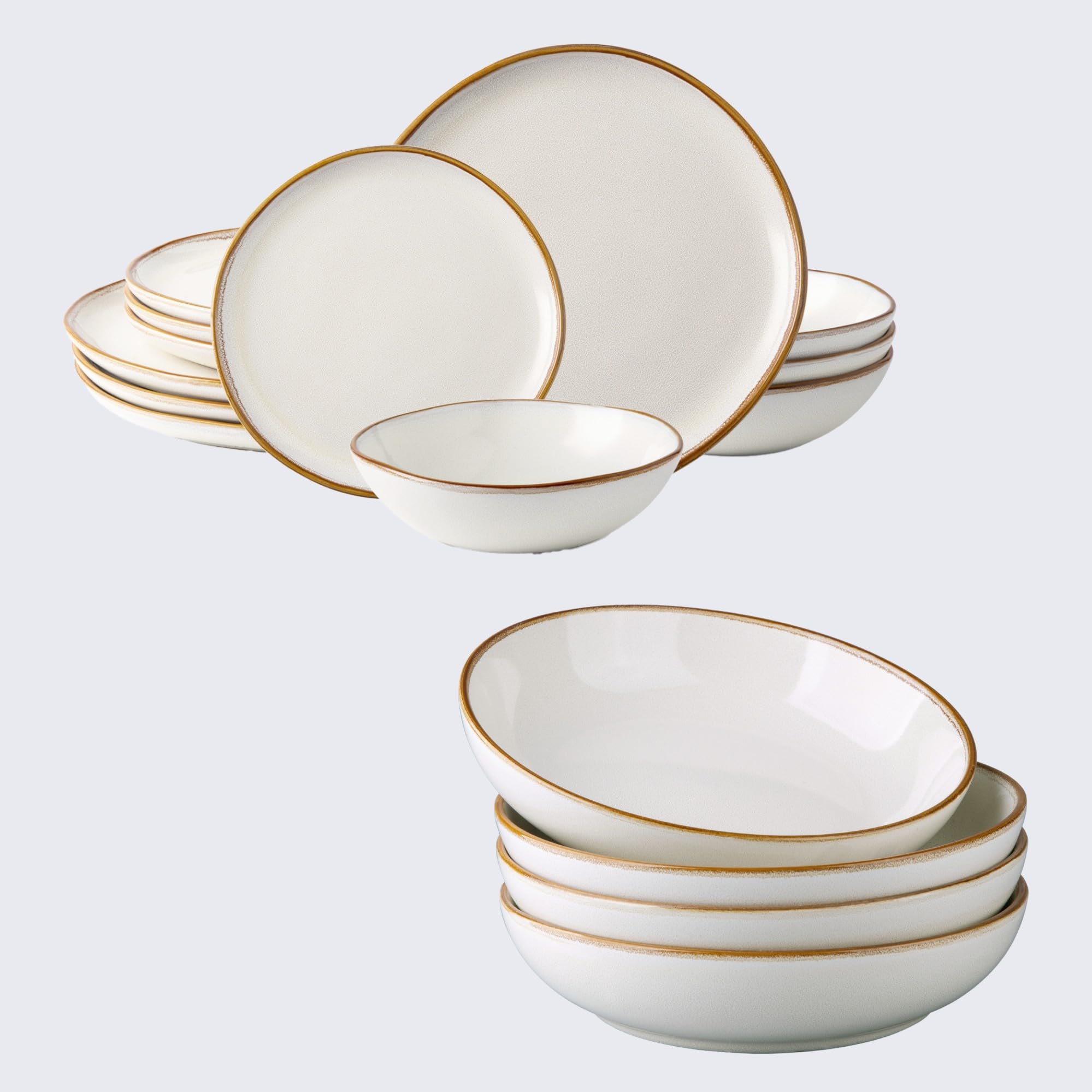 Amazon.com | AmorArc Ceramic Dinnerware Sets,Handmade Reactive