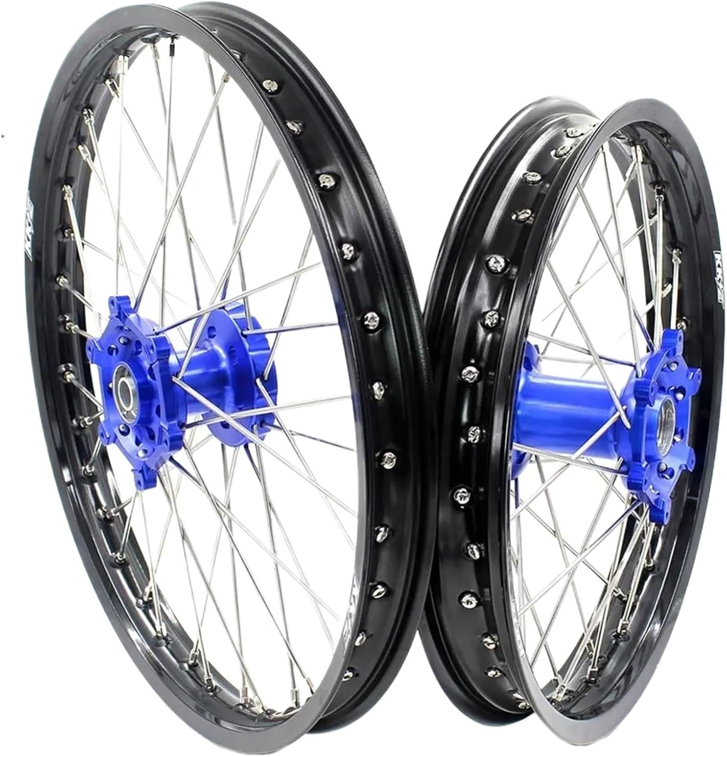 KKE 21/18 Enduro Motorcycle Rim Motorbike Wheels Set Compatible With YAMAHA WR250F 2001-2019 WR450F 2003-2018