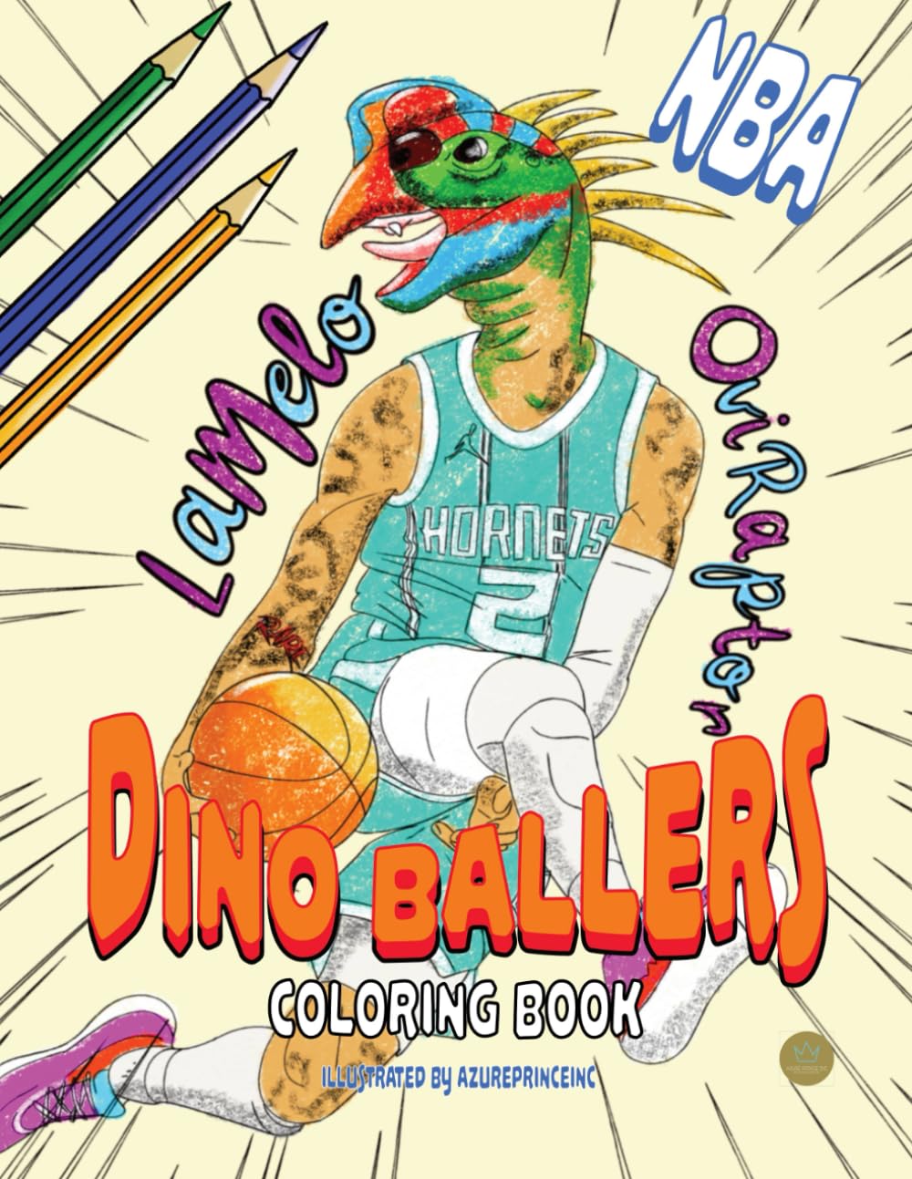 Dino Ballers: Coloring Book