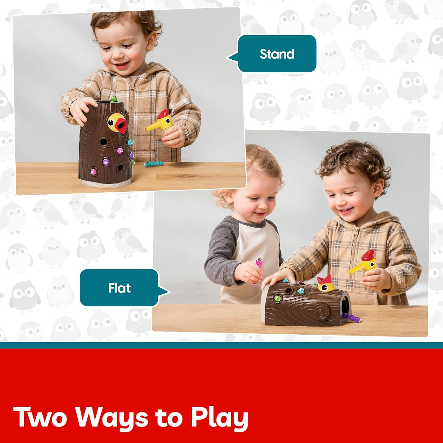 TOP BRIGHT Montessori Toys for 2 Year Old - Magnetic Bird Feeding Games for 2 Year Olds, Learning Toys for Toddlers 2-4 Years, Fine Motor Skills Toy for 3 Years Old Girls and Boys