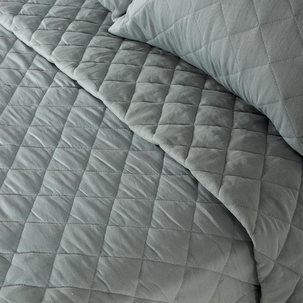 10XDIEZ Colcha boutie Microfibra - Cama 150cm, Deluxe Jade
