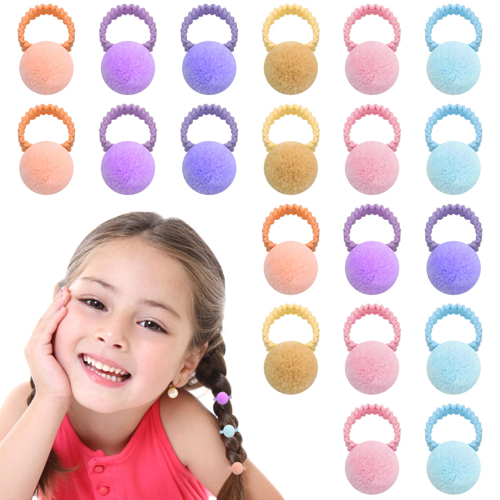 40 pcs 2 pouces bébé filles cheveux arcs élastiques à cheveux petits