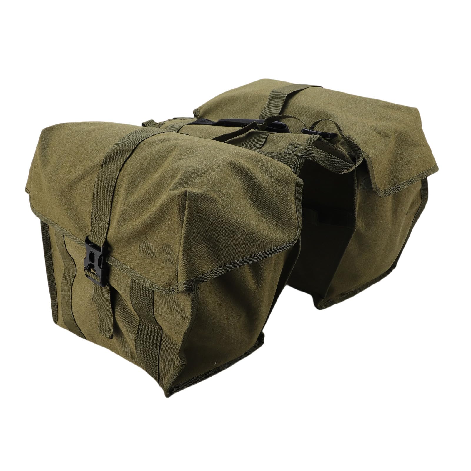 Borsa Doppia per Sedile Bici, Borsa Portaoggetti Posteriore in Tela Impermeabile di Grande capacità, Custodia per Ciclismo con Strisce Riflettenti, Ideale per Accessori da Bicicletta (43