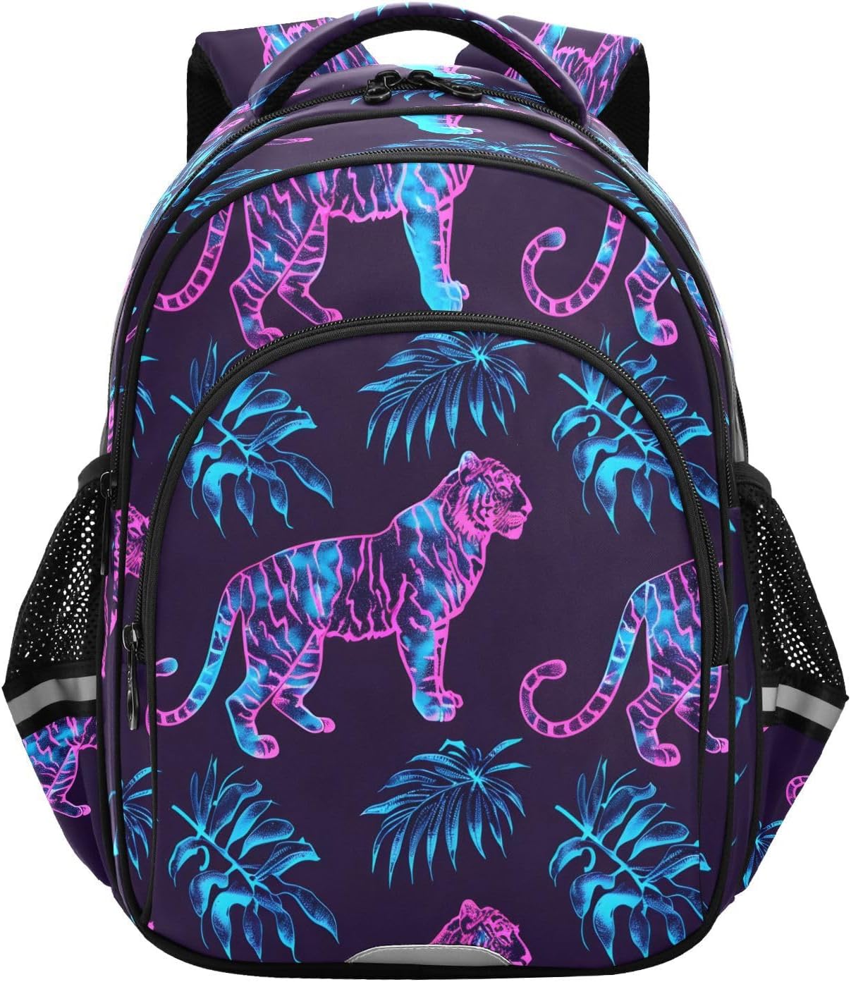 senya Toddler Backpack Kids Backpack for Preschool or Kindergarten Neon Tiger Jungle 3-8 Years Old