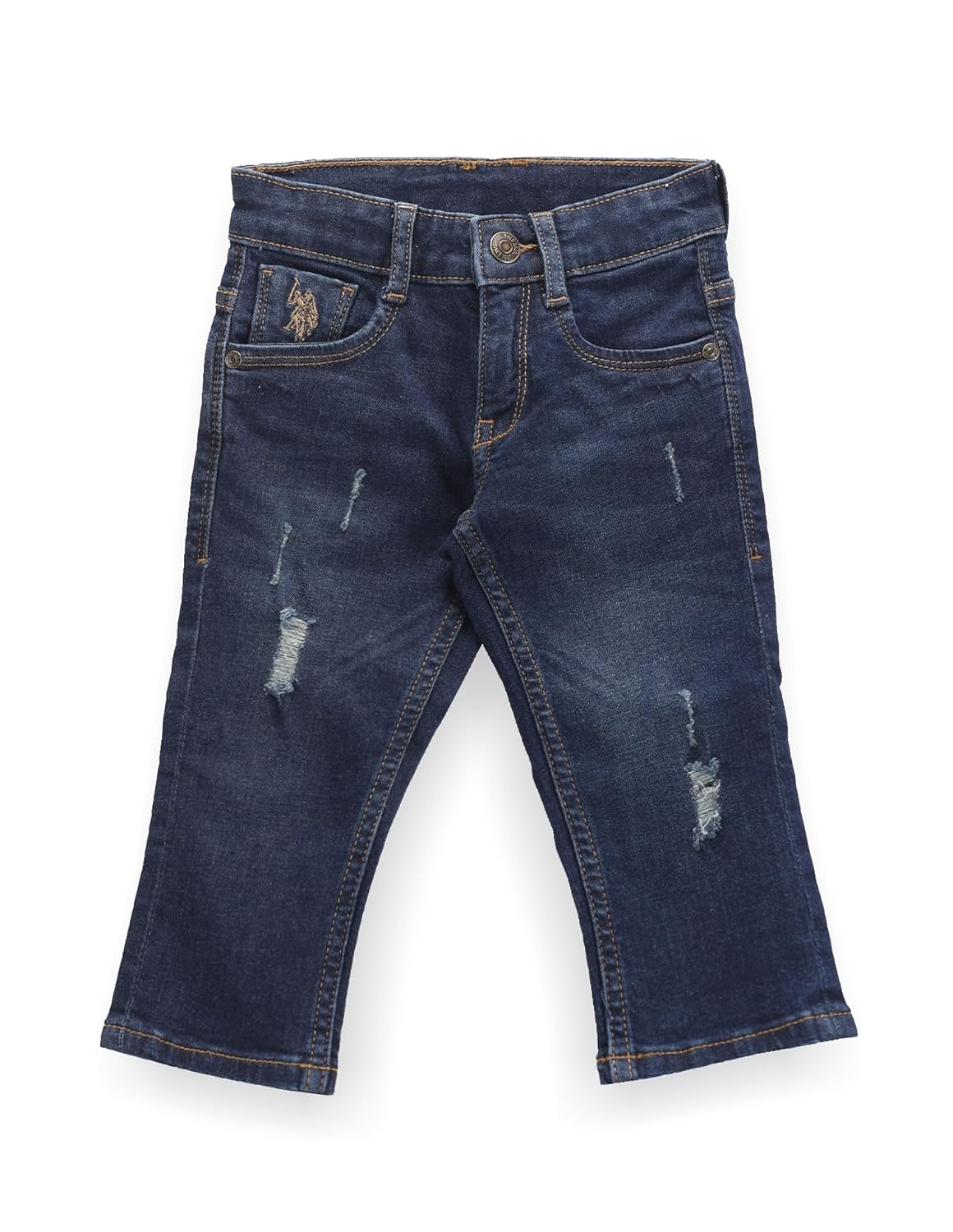 U.S. POLO ASSN. Kids Slim fit Boys Cotton Jeans