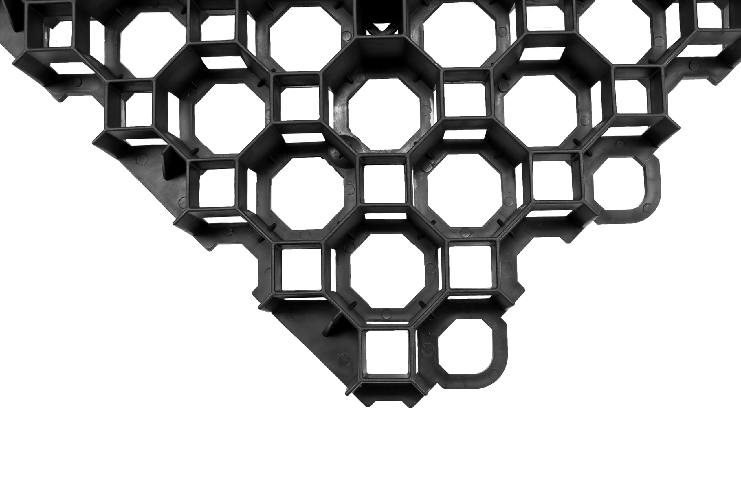 Wovar Stabilisateur de gravier noir 490 x 490 mm