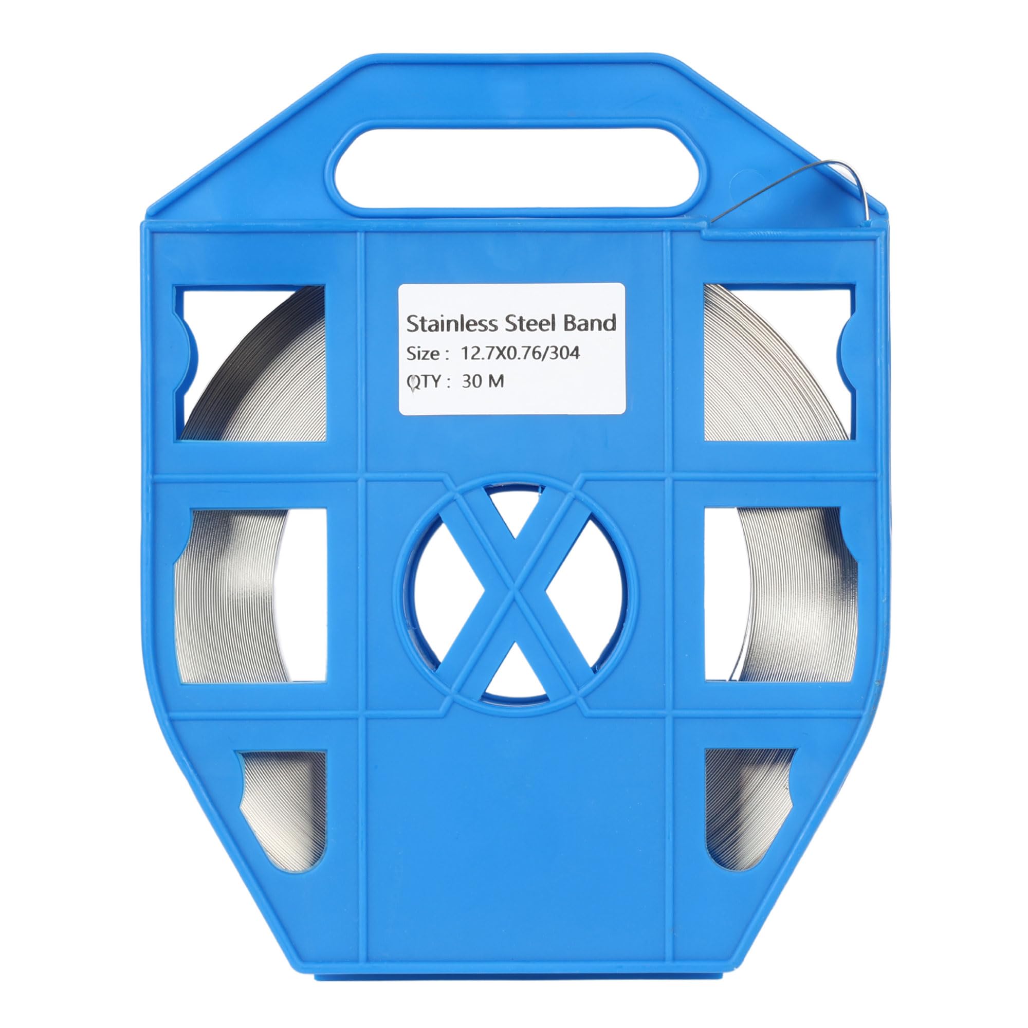 U.S. SOLID Bobine de ruban de cerclage en acier inoxydable haute performance 12,7 mm x 0,5 mm x 30 m