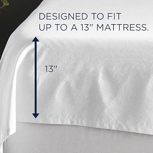 Miniatura 10 de TEMPUR ProAir - Juego de sábanas color blanco, tamaño King