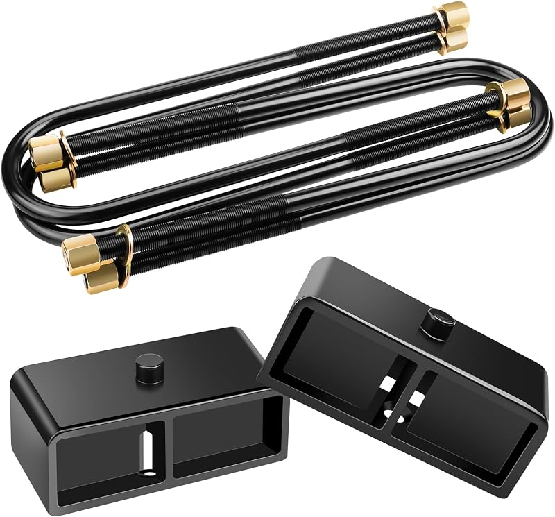 Kit de lift traseiro 2" HHCSOP com blocos e grampos para Ford F250 F350 Super Duty e Excursion – 1 conjunto
